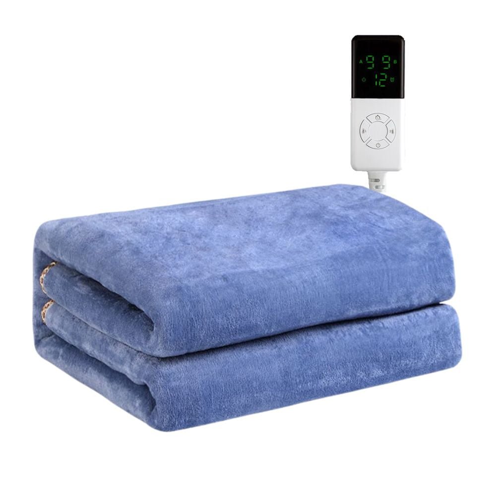 Heating electric over blanket double for single and king size warm