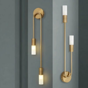 Gold LED Wall Light