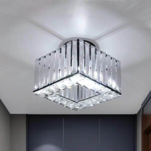 Square Crystal Ceiling Light