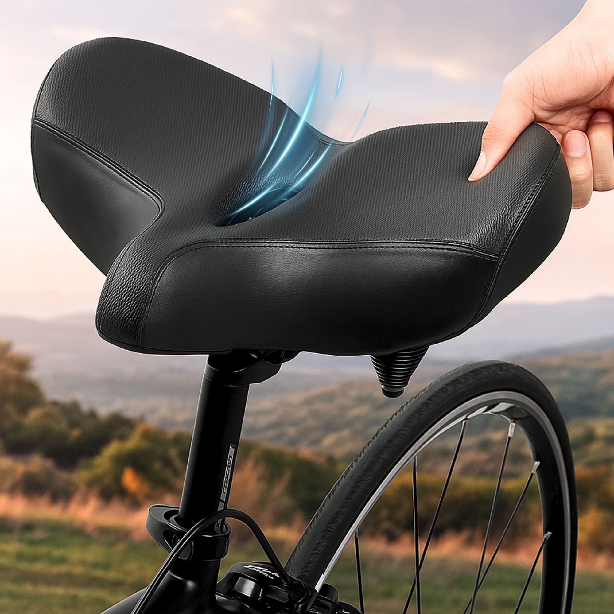 ComfortRide Memory Foam Saddle