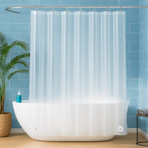 Clear Waterproof Shower Curtain