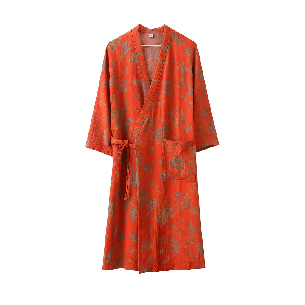 Soft Cotton Gauze Robe