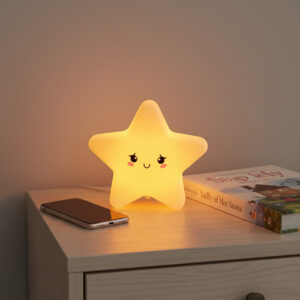 Silicone Moon LED Night Light