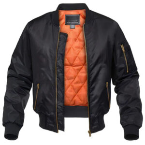 Men Aviator Bomber Jacket Quilted