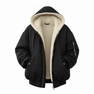 Women Reversible Fleece Hooded Parka