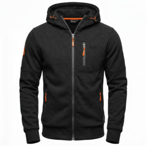 Men Zip Up Hoodie With Pockets