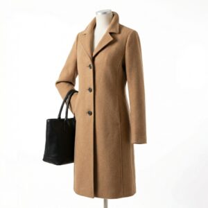 Women Long Woolen Coat Elegant