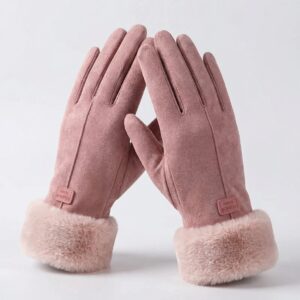 VelvaWarm Furry Winter Gloves