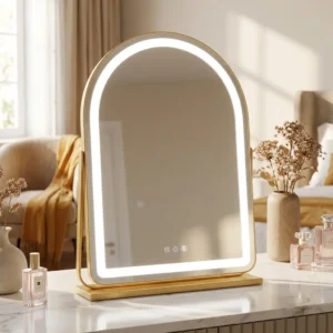 AuraArc Arched Vanity Mirror