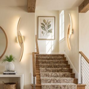 Vellora Curved Wireless Sconce