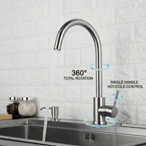 Zynox Brushed Kitchen Mixer