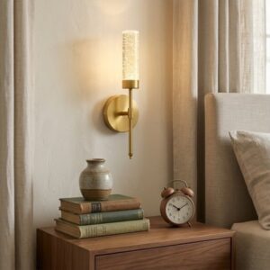 Aurafina Wireless Gold Sconce