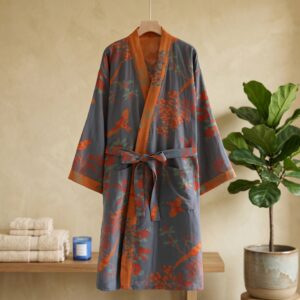 Floriven – Cotton Womens Bathrobe