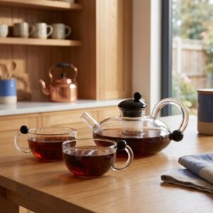 AuraGlass Filtration Teapot Set