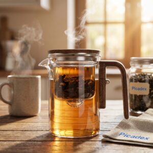 MagnoBrew Magnetic Glass Teapot