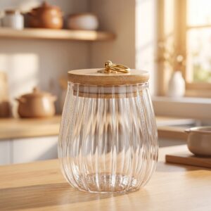 Riblo Ribbed Glass Canister
