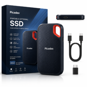 Vaultrix – Portable External SSD High-Speed Storage Drive