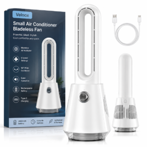 Velnox – Small Air Conditioner Bladeless Fan