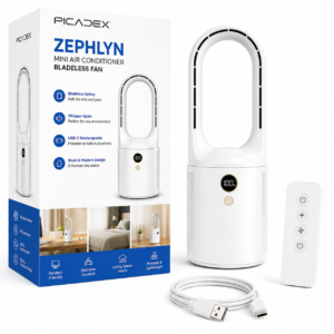 Zephlyn – Mini Air Conditioner Bladeless Fan