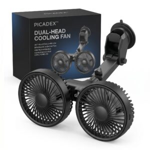 Velvorn – Dual Head Car Fan
