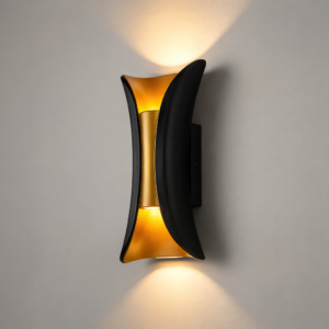 Voxelle – Curved Outdoor LED Wall Light