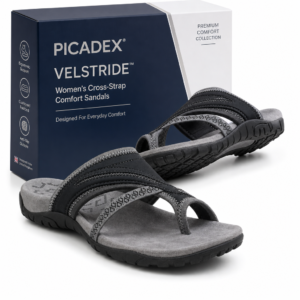 Velstride – Women's Cross-Strap Comfort Sandals