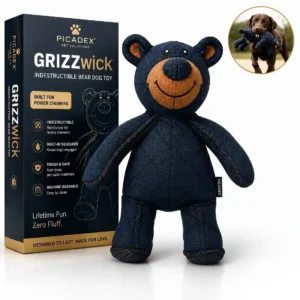 Grizzwick – Indestructible Bear Dog Toy